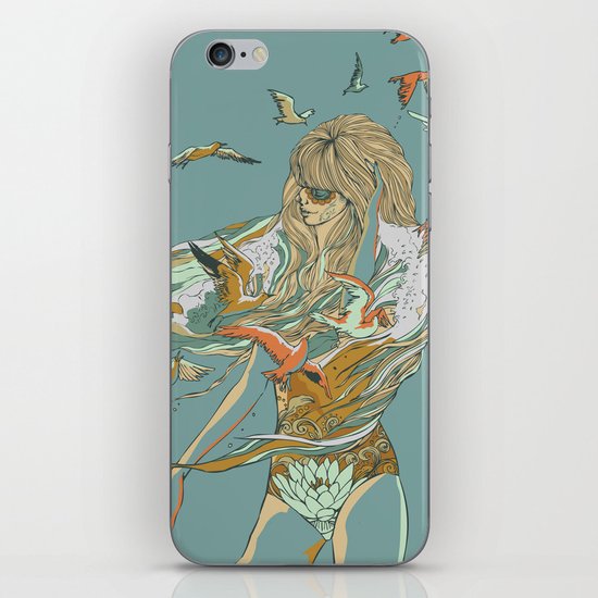 MELT INTO THE OCEAN iPhone Skin