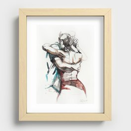 Tango Couple 42 Recessed Framed Print