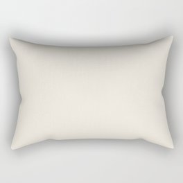 Creamy Ivory Solid Color Pairs 2023 Color of the Year Valspar Cozy White 3008-10C Rectangular Pillow