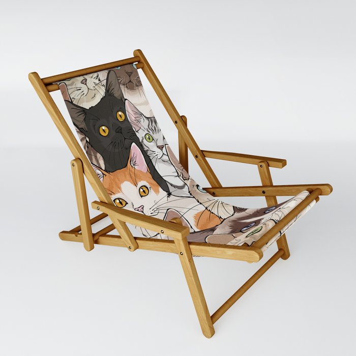 A lot of Cats Sling Chair