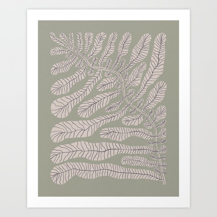 One Hundred-Leaved Plant #14 Art Print