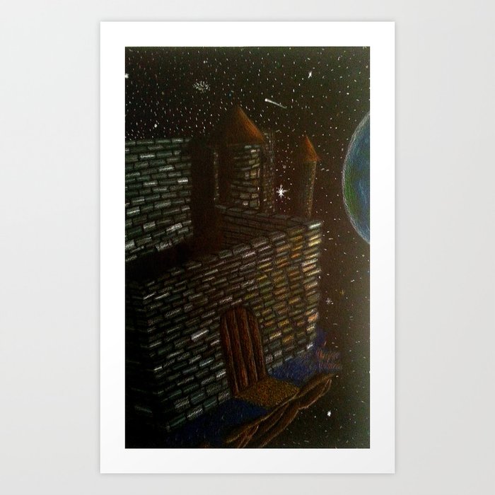 space castle Art Print