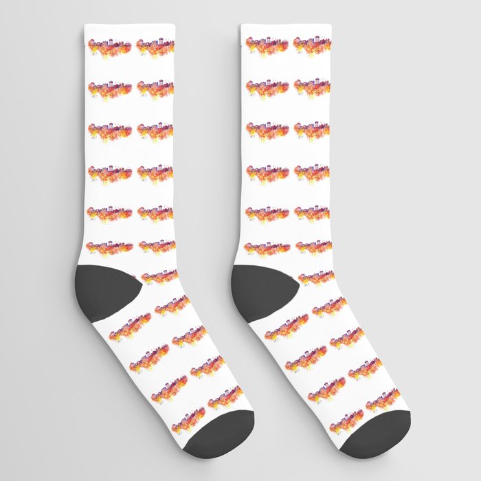 Athens Skyline Socks