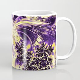 Nonbinary Pride Shiny Opulent Fractals Coffee Mug