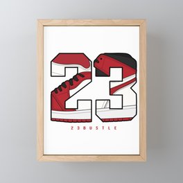  23 basketball Framed Mini Art Print