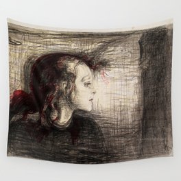 Edvard Munch - The Sick Child Wall Tapestry