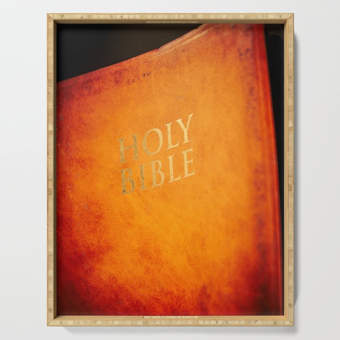 Holy Bible Serving Tray
