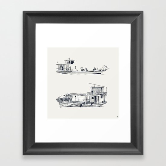 On paper: Pity Pity II y Nueva Orquidea Framed Art Print