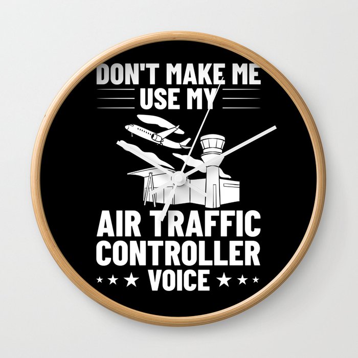 Air Traffic Controller Flight Director Tower Wall Clock