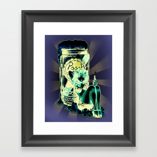 BLUE RIBBON PRINCESS Framed Art Print