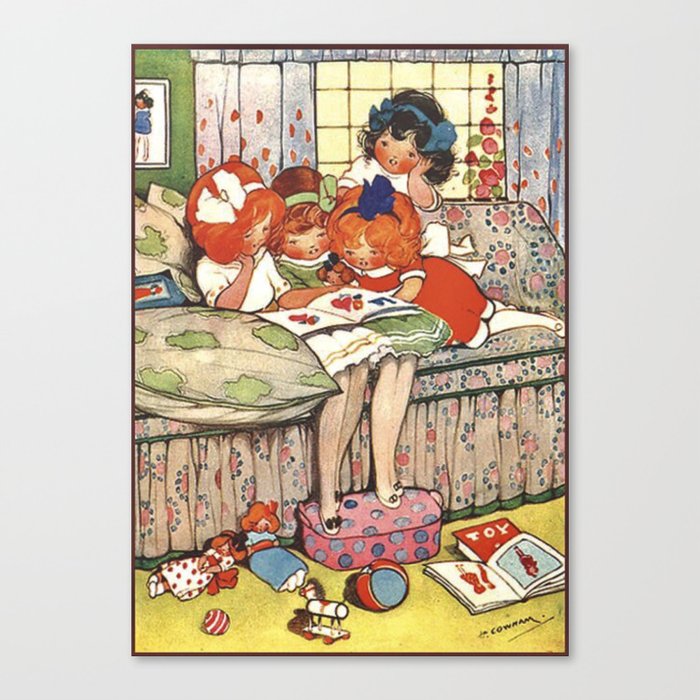 “The Picture Book” by H. Cowham 1928 Canvas Print