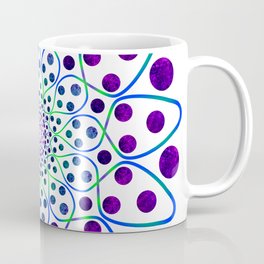 Infinite Loop | Geo Inspired Dot Mandala | Oddly Beautiful Manadala Collection Coffee Mug