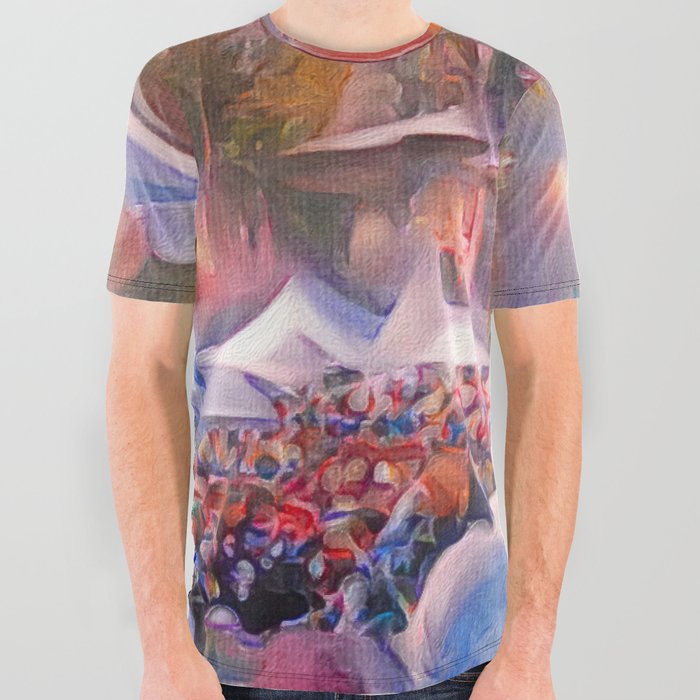 Motown Music Festival All Over Graphic Tee