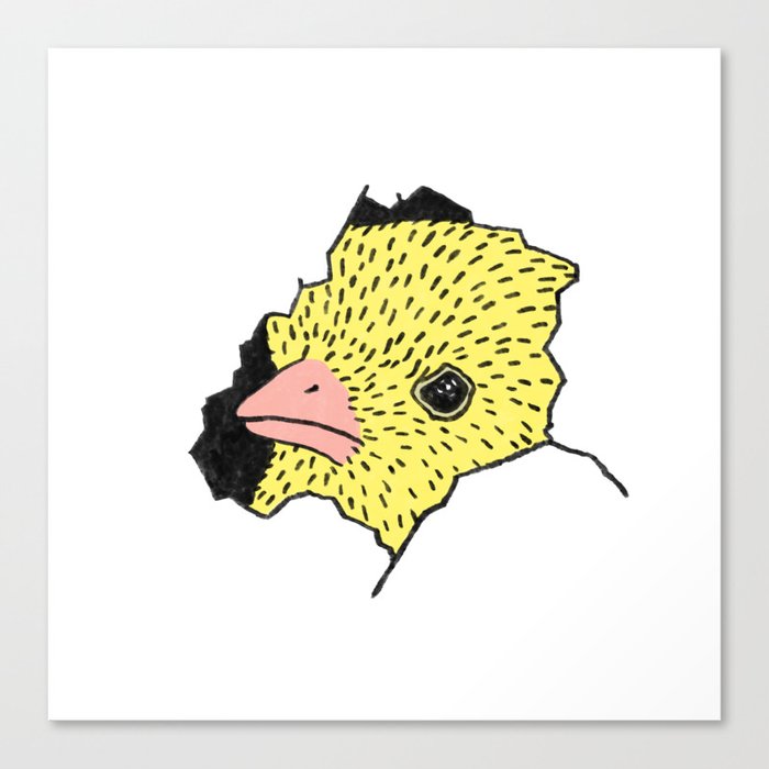 Heeere's Chicky Canvas Print