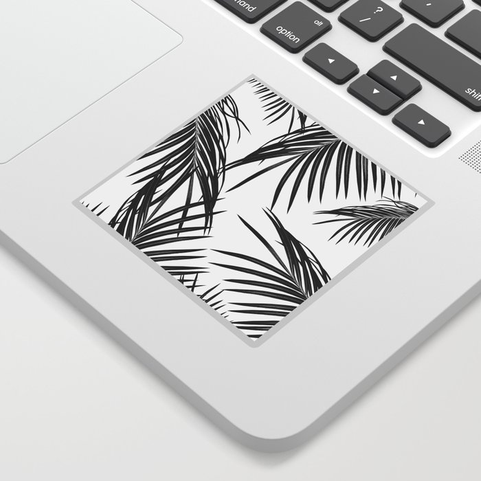 Black Palm Leaves Dream #1 #tropical #decor #art #society6 Sticker