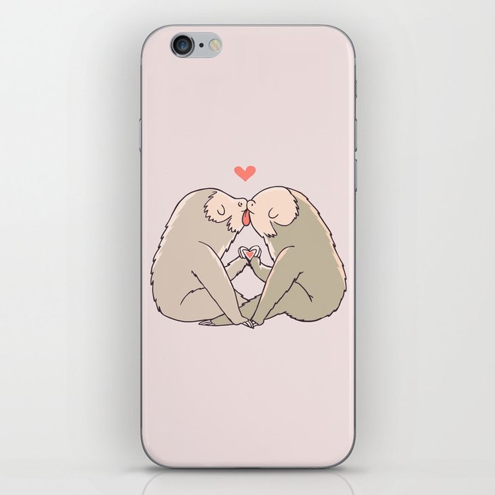 Sloth Kisses iPhone Skin