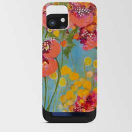 Happy, bright flowers iPhone Card Case