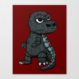 Baby Godzilla Canvas Print