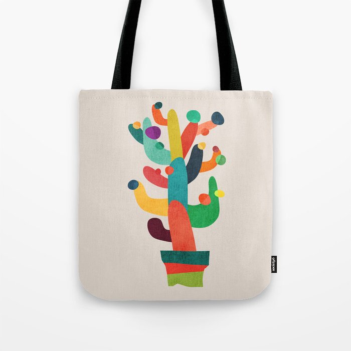 Whimsical Cactus Tote Bag