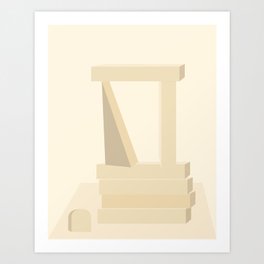 Shape study #13 - Stackable Collection Art Print