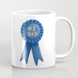 Number 1 Dad Ribbon Mug