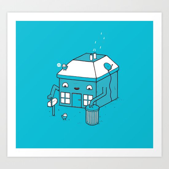 House music Art Print