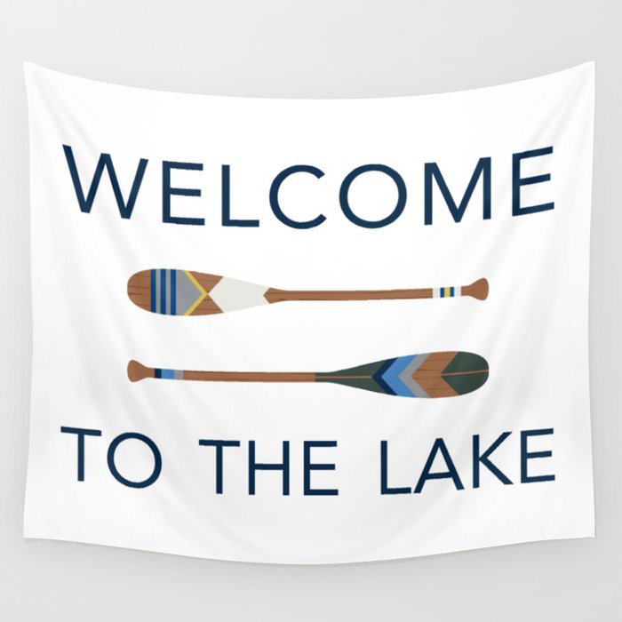 Welcome to the Lake Wall Tapestry