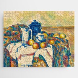 Still Life with Blue Pot, 1900-1906 by Paul Cezanne Jigsaw Puzzle
