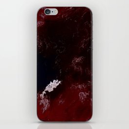 Red Black iPhone Skin