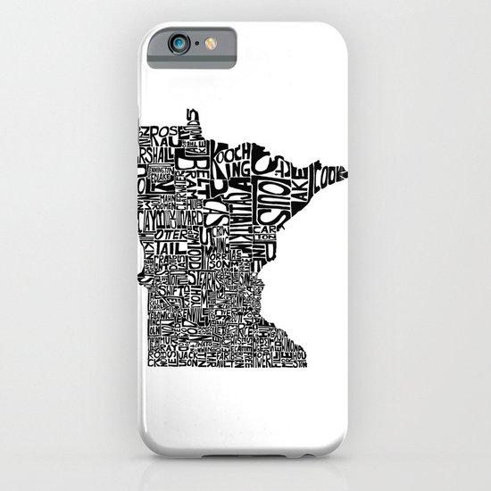 Typographic Minnesota iPhone & iPod Case