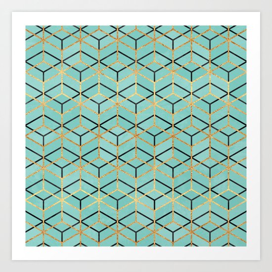 Pretty Geometry 2 Art Print