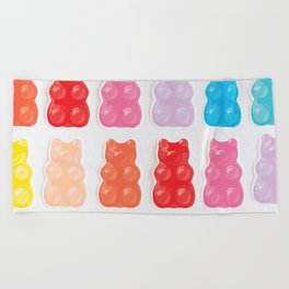 Gummy Bears Beach Towel