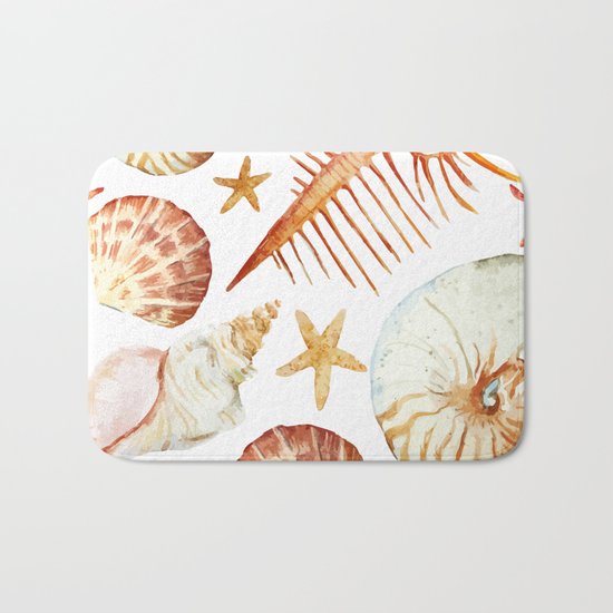 Sea Life Pattern 09 Bath Mat