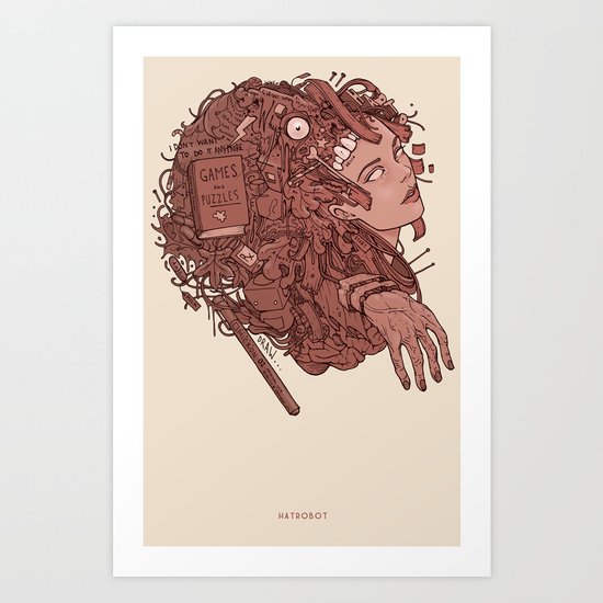 Games and Puzzles Art Print
