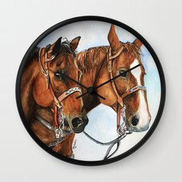 Chloe's Charges Wall Clock