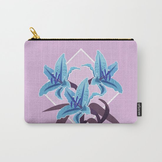 Lilies Carry-All Pouch