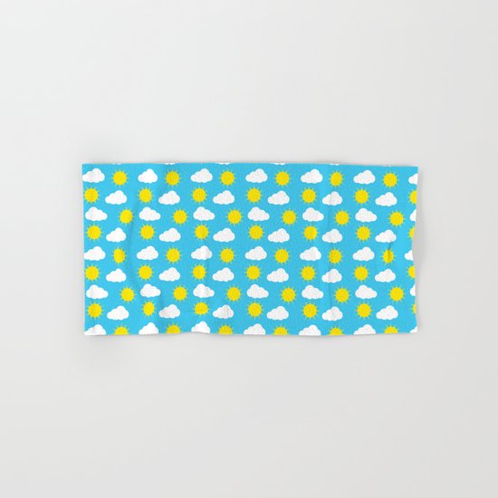 Sun & Clouds Hand & Bath Towel