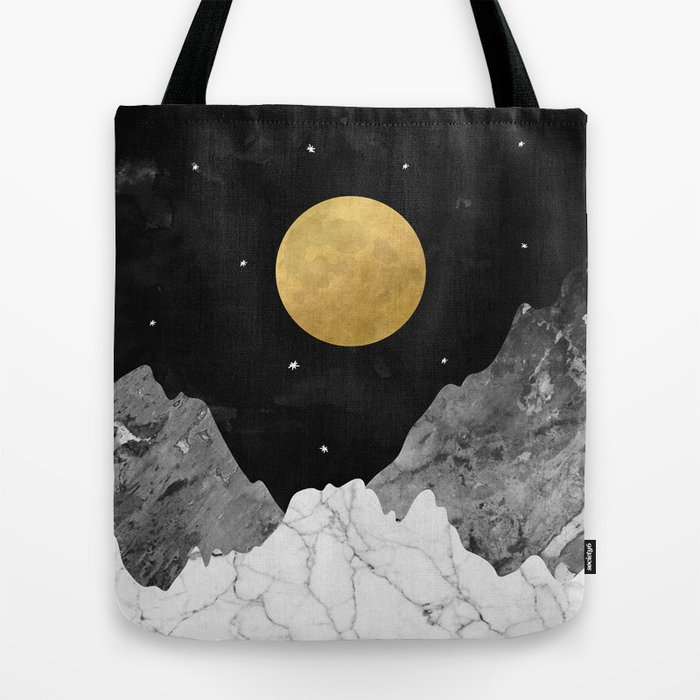 Moon and Stars Tote Bag by Kookie Pixel Society6
