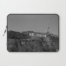 Hollywood Sign Black & White, California Vintage, Retro, Fine Art Photography Laptop Sleeve