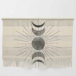 Boho sun and moon Wall Hanging