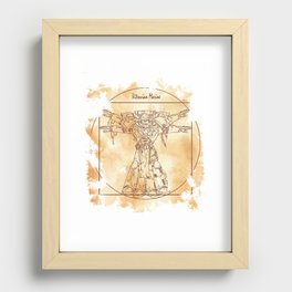 Vitruvian Marine Recessed Framed Print