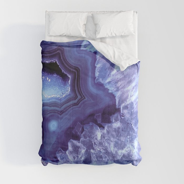 Periwinkle Blue Quartz Crystal Comforter