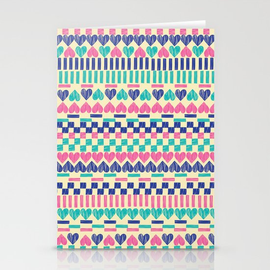 Hearts Stationery Cards