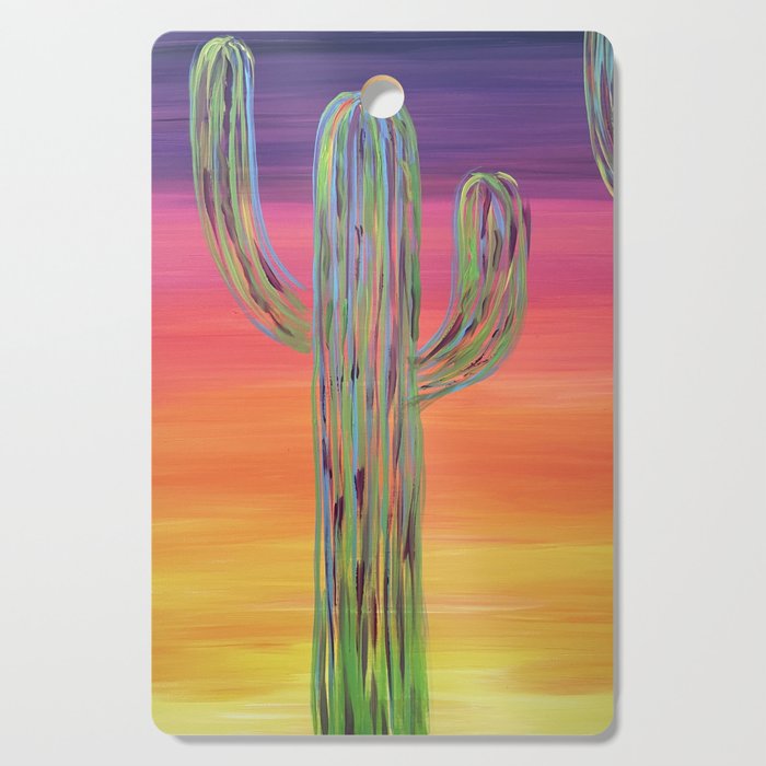 Cactus of Color Cutting Board