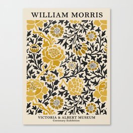 William Morris Floral Pattern - Victoria And Albert Museum   Canvas Print