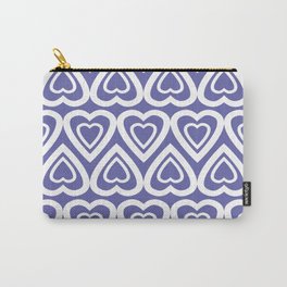 Very Peri Love Hearts Carry-All Pouch
