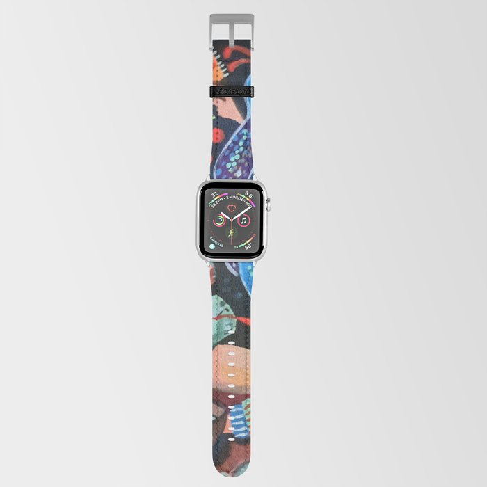 Tahitian Princess with Parrot Apple Watch Band