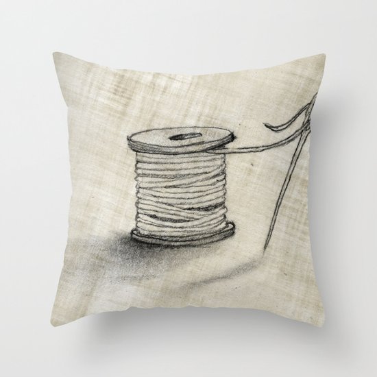 Sewing Time Throw Pillow