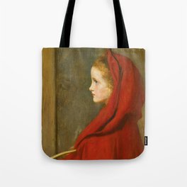 John Everett Millais "Red Riding Hood (A Portrait of Effie Millais, the artist's daughter)" Tote Bag