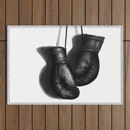 boxing gloves Outdoor Rug